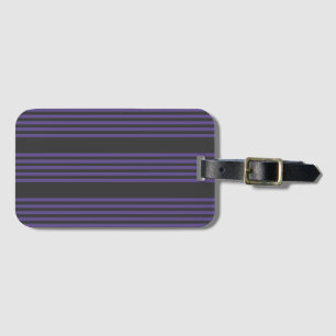 Etiqueta De Bagagem Padrão de cinco faixas Ultra-violeta e carvão