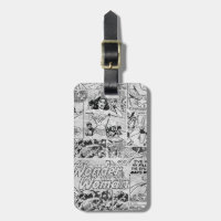 Padrão de Cômica Vintage da Mulher-Maravilha