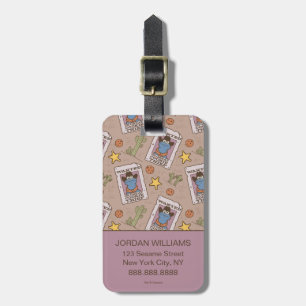 Etiqueta De Bagagem Padrão de Desejo do Monstro do Cookie