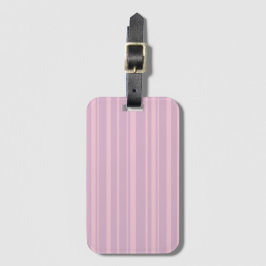 Etiqueta De Bagagem Padrão de Linha Roxa e Rosa