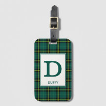 Padrão de Xadrez Verde Duffy Tartan