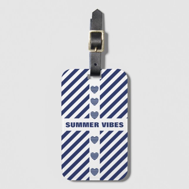 Etiqueta De Bagagem Padrão E Nome Strike (Frente Vertical)