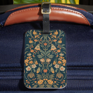Etiqueta De Bagagem Padrão Floral Vintage de William Morris Honeysuckl
