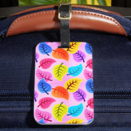 Etiqueta De Bagagem Padrão havaiano feminino rosa