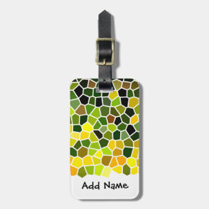 Etiqueta De Bagagem Padrão multicolorido personalizável