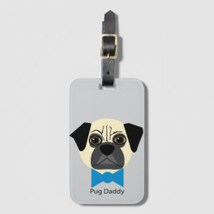 Etiqueta De Bagagem Pai Pug