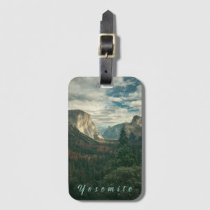 Etiqueta De Bagagem Paisagem da Vista do Túnel de Yosemite