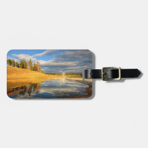 Etiqueta De Bagagem Paisagem de Yellowstone