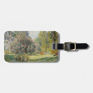 Etiqueta De Bagagem Paisagem: Parc Monceau - Claude Monet