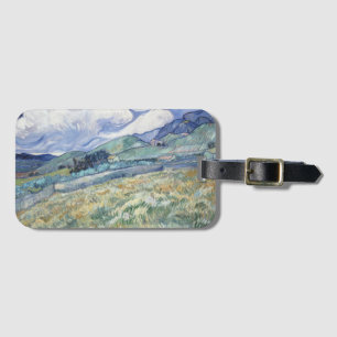 Etiqueta De Bagagem Paisagem por trás do Santo Paul Vincent van Gogh