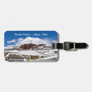 Etiqueta De Bagagem Palácio de Potala em Lhasa - Tibete