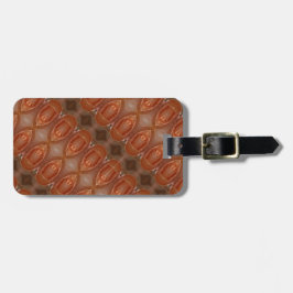 Etiqueta De Bagagem Pale Peach Ikat 5