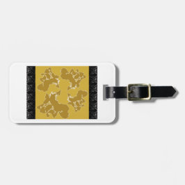 Etiqueta De Bagagem Paleta de cores do Klimt