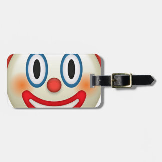 Etiqueta De Bagagem Palhaço louco Emoji
