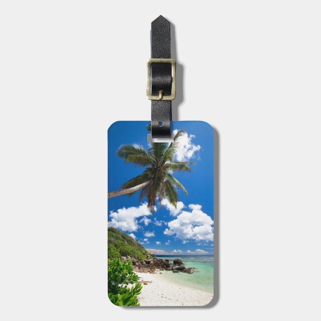 Etiqueta De Bagagem Palmeira (Frente Vertical)