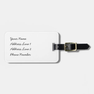 Etiqueta De Bagagem Panda de Kawaii