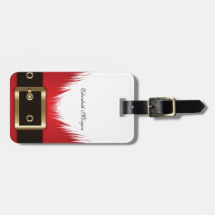 Etiqueta De Bagagem Papai Noel Adorável Personalizado