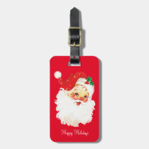 Papai Noel de Natal Vintage em Vermelho