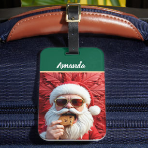 Etiqueta De Bagagem Papai Noel Legal