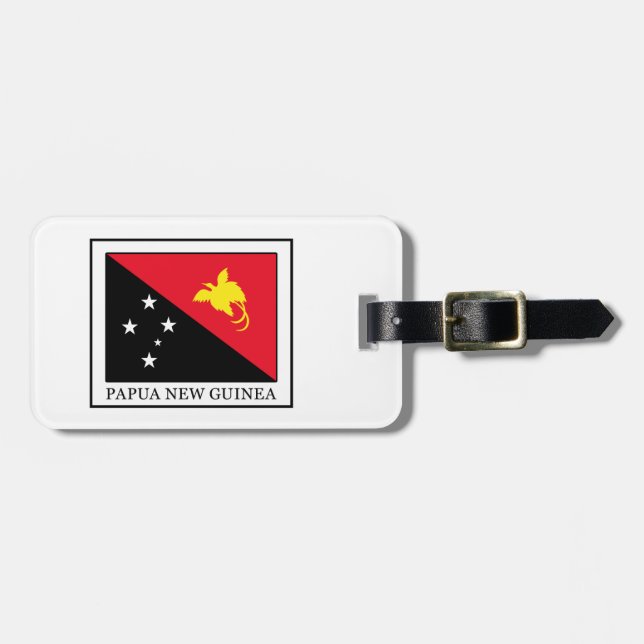 Etiqueta De Bagagem Papua-Nova Guiné (Frente Horizontal)