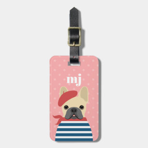 Etiqueta de Bagagem para Buldogue Francês