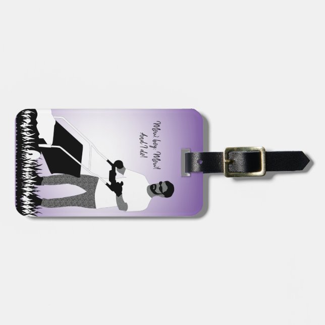 Etiqueta de Bagagem para Gardene Boy (Frente Horizontal)