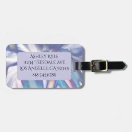 Etiqueta de Bagagem para Pétalas Roxas