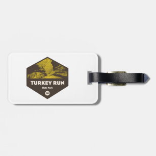 Etiqueta De Bagagem Parque Estadual Turkey Run Indiana