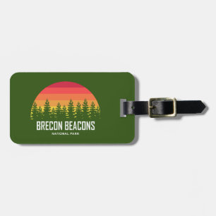 Etiqueta De Bagagem Parque Nacional Brecon Beacons