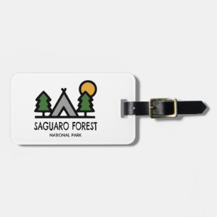 Etiqueta De Bagagem Parque Nacional da Floresta Saguaro