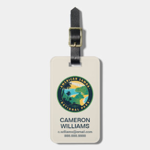 Etiqueta De Bagagem Parque Nacional de Samoa Americana
