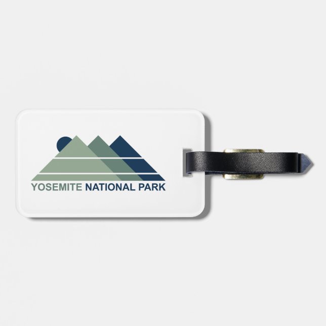 Etiqueta De Bagagem Parque Nacional de Yosemite (Traseira Horizontal)
