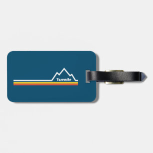 Etiqueta De Bagagem Parque Nacional de Yosemite, Califórnia Stripe