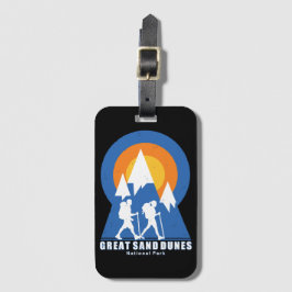 Etiqueta De Bagagem Parque Nacional do excelente Sand Dunes