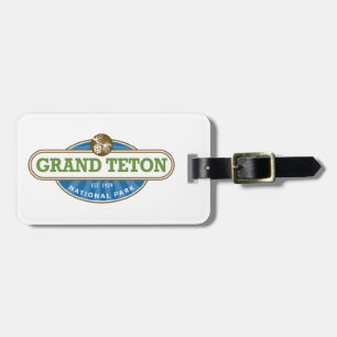 Etiqueta De Bagagem Parque nacional grande de Teton