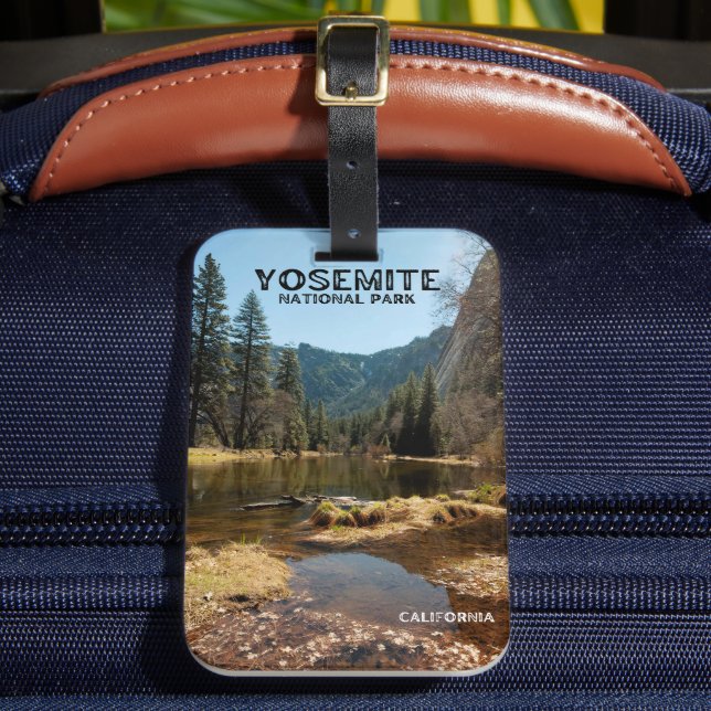 Etiqueta De Bagagem Parque Nacional Yosemite (Frente Insitu 2)