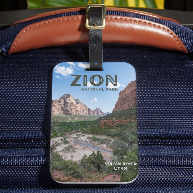 Etiqueta De Bagagem Parque Nacional Zion (Frente Insitu 2)