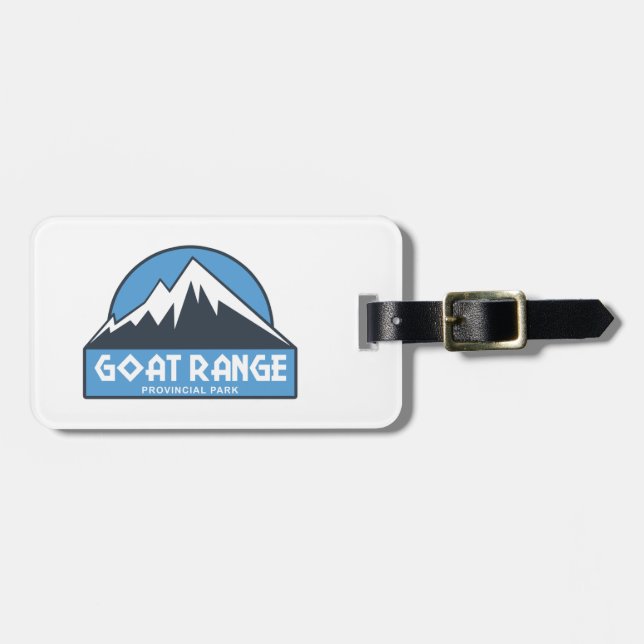 Etiqueta De Bagagem Parque Provincial de Goat Range (Frente Horizontal)