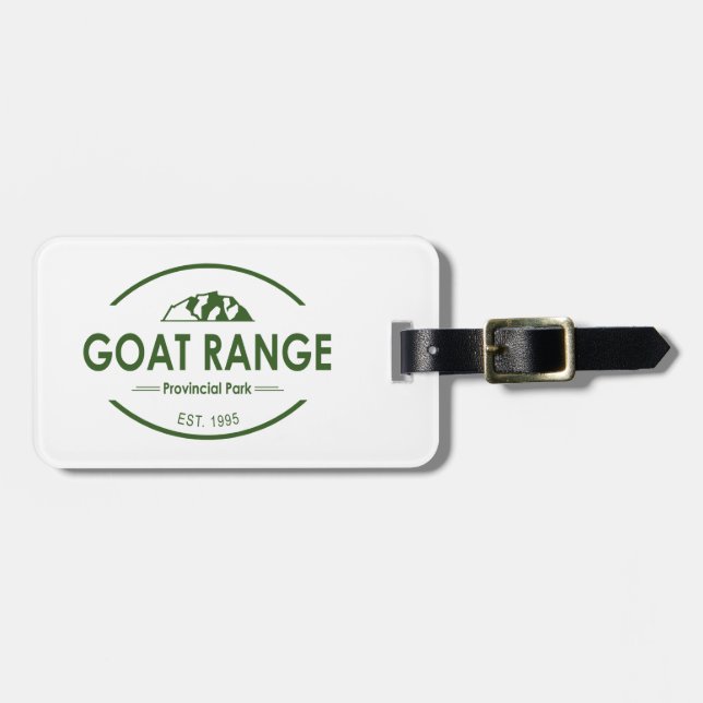 Etiqueta De Bagagem Parque Provincial de Goat Range (Frente Horizontal)