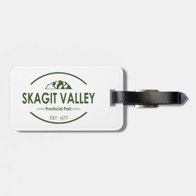 Etiqueta De Bagagem Parque Provincial de Skagit Valley (Traseira Horizontal)