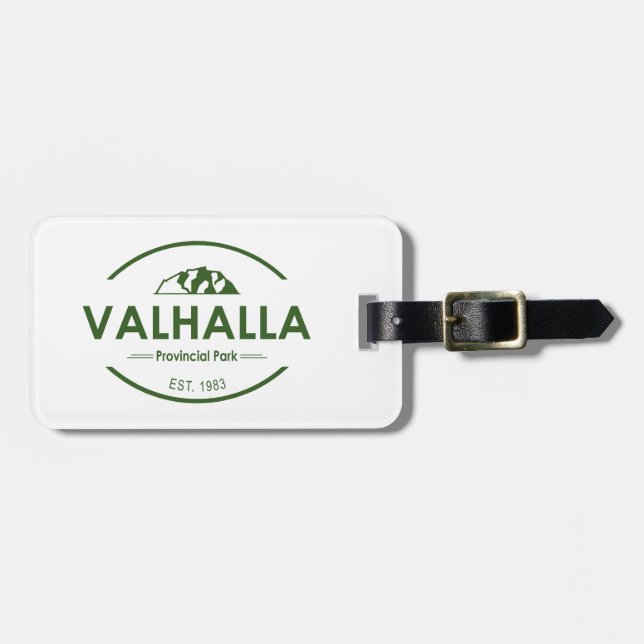 Etiqueta De Bagagem Parque Provincial de Valhalla (Frente Horizontal)