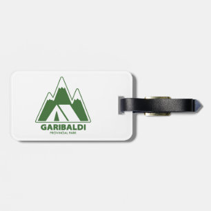 Etiqueta De Bagagem Parque Provincial Garibaldi Montanhas Camping