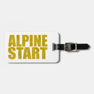 Etiqueta De Bagagem Partida Alpina (Topo)