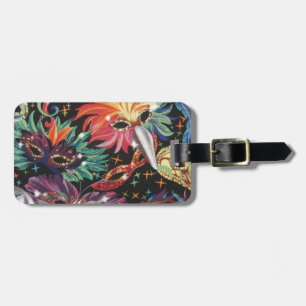 Etiqueta De Bagagem Partido Mardi Gras