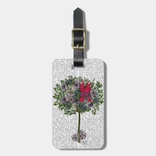 Etiqueta De Bagagem Pássaros adoram em uma árvore