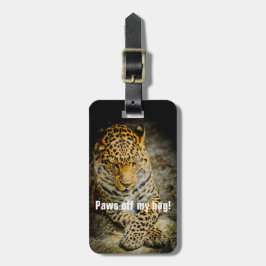 Etiqueta De Bagagem Patas fora da minha mala! Identificador de bagagem