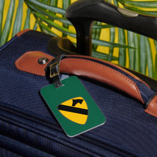 Etiqueta De Bagagem Patch da Divisão de Cavalaria de 1rua