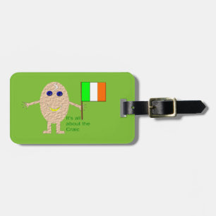 Etiqueta De Bagagem Patriotic Irish Egg Custom