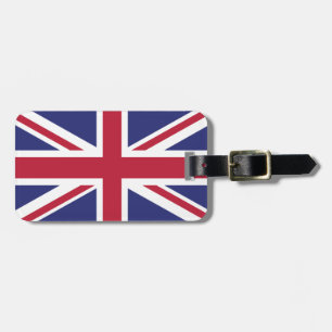 Etiqueta De Bagagem Patriotic United Kingdom Flag