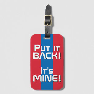 Etiqueta De Bagagem Patriótico da Bandeira Nacional da Mongólia